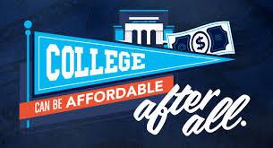 College can be affordable image College can be affordable image
